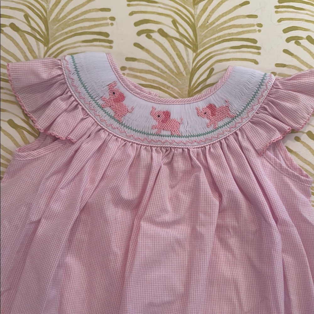 Pink Ruffled Kids Dress - Picture 4 of 5